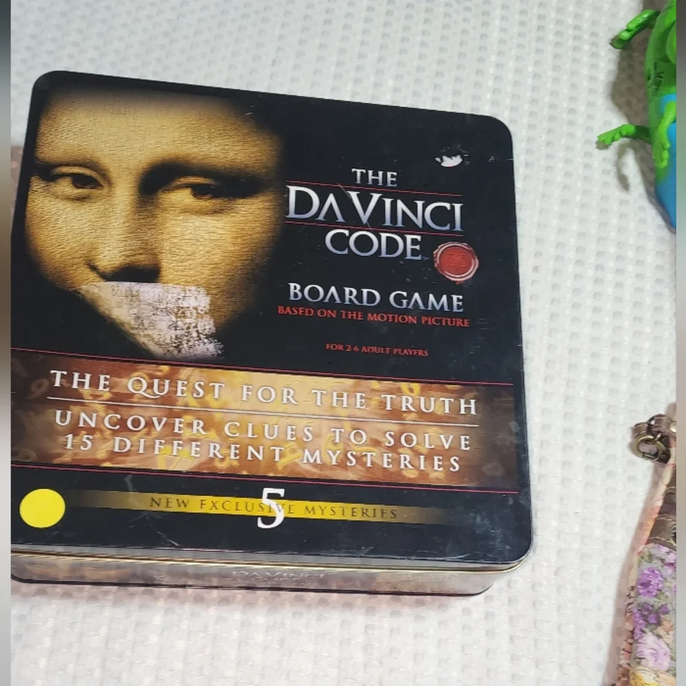 THE DAVINCI CODE EUC BOARD GAME